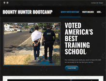Tablet Screenshot of bountyhunterbootcamp.org